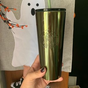 2019 Starbucks Fall Witch Green Tumbler